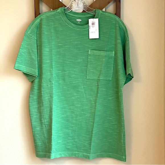 NWT XXL 18 PLUS Old Navy Cotton Slub Tee T Shirt Husky 45x26 Fits Men’s M or L - Picture 1 of 13